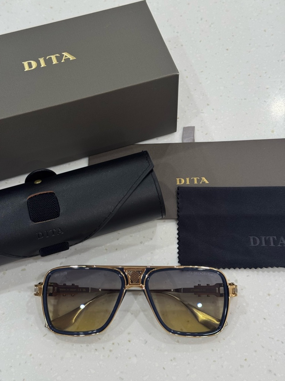 Badass DITA Gradient Aviator Sunglasses